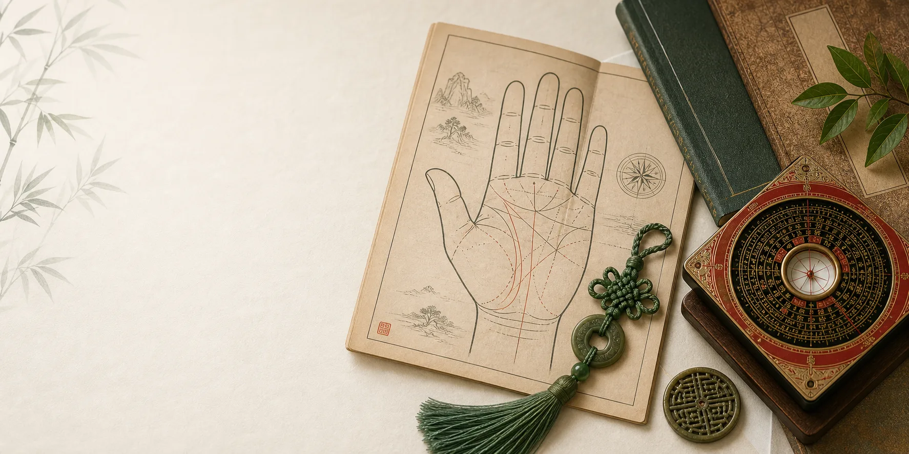 Palm reading line guide