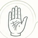 Palm reading icon