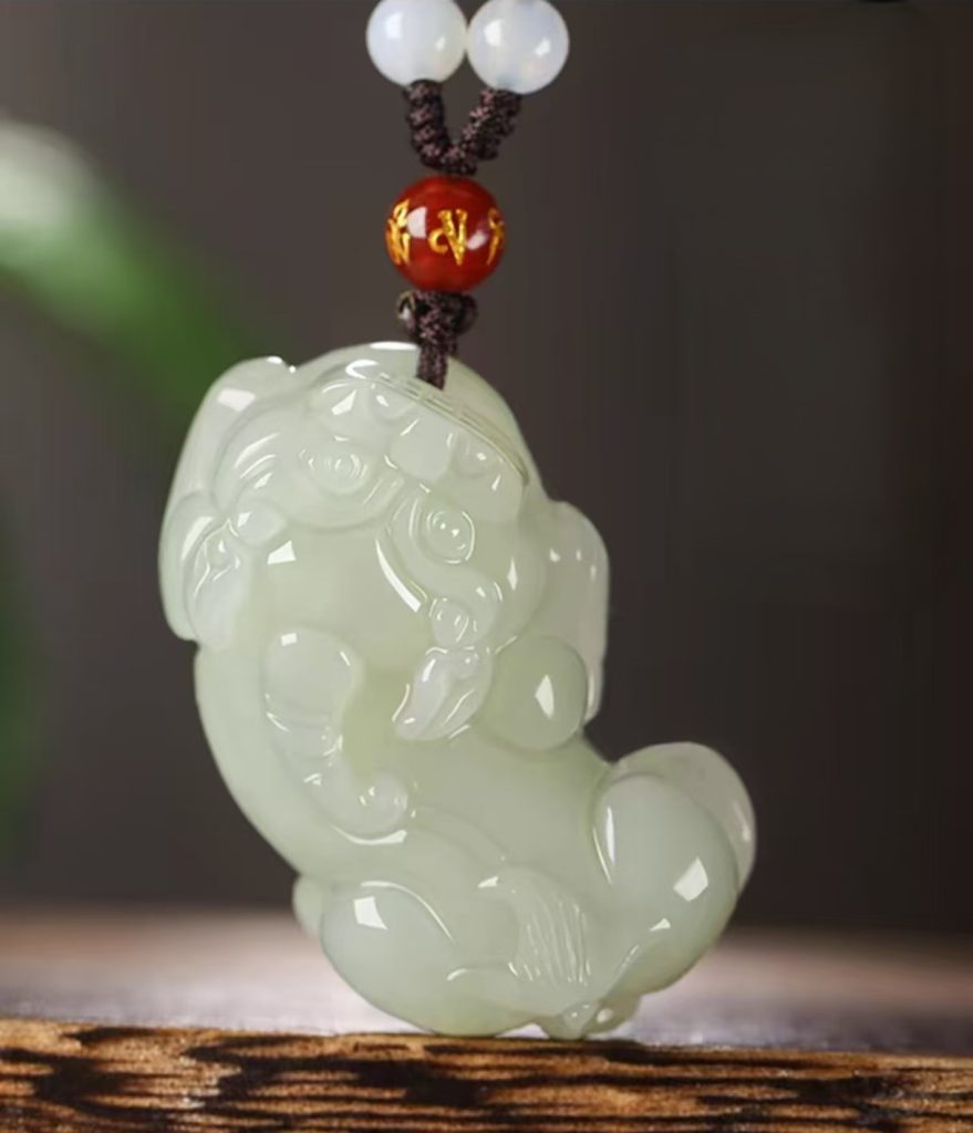 Fortune and Luck Pixiu Pendant (Female Pixiu, For Men)