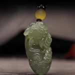 Imperial Grade Six-Tailed Jade Pixiu Pendant (Female Pixiu, For Men)