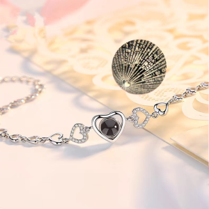 shop personalized heart bracelets
