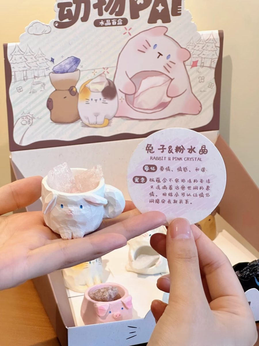 Labubu Alternative Mystery Box Complete Animal Crystal Blind Box Set MeowMeow Crystal Blind Box