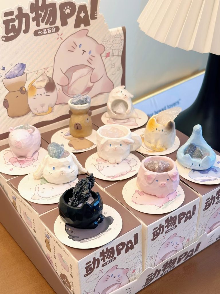 Labubu Alternative Mystery Box Complete Animal Crystal Blind Box Set MeowMeow Crystal Blind Box