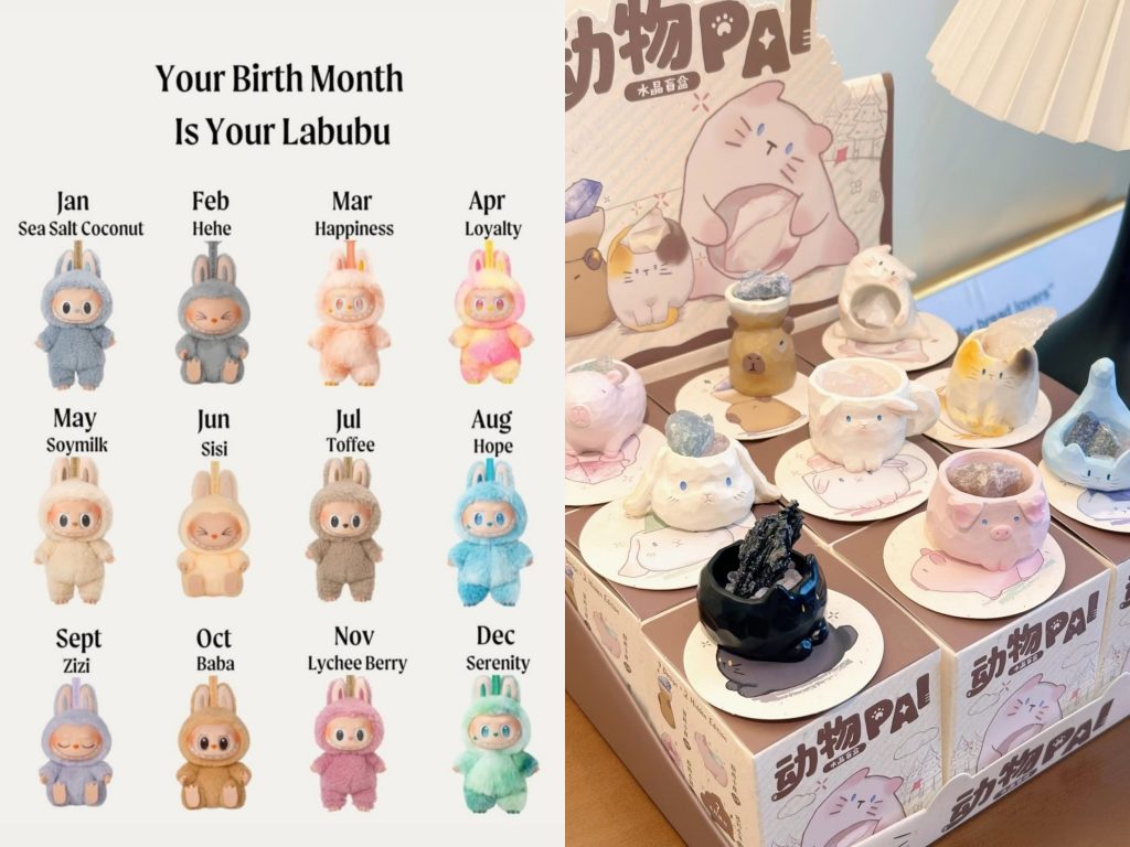 Labubu Alternative Mystery Box Complete Animal Crystal Blind Box Set MeowMeow Crystal Blind Box