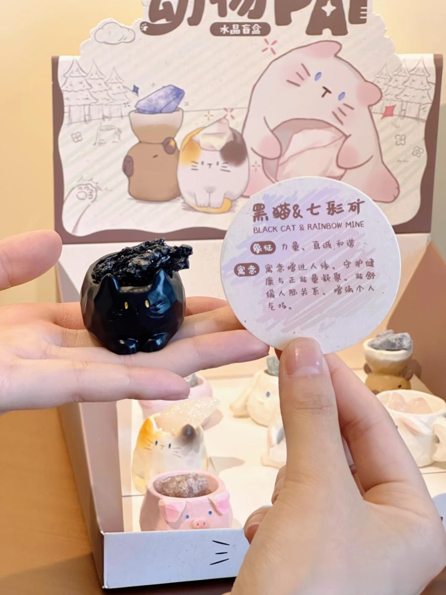 Labubu Alternative Mystery Box Complete Animal Crystal Blind Box Set MeowMeow Crystal Blind Box