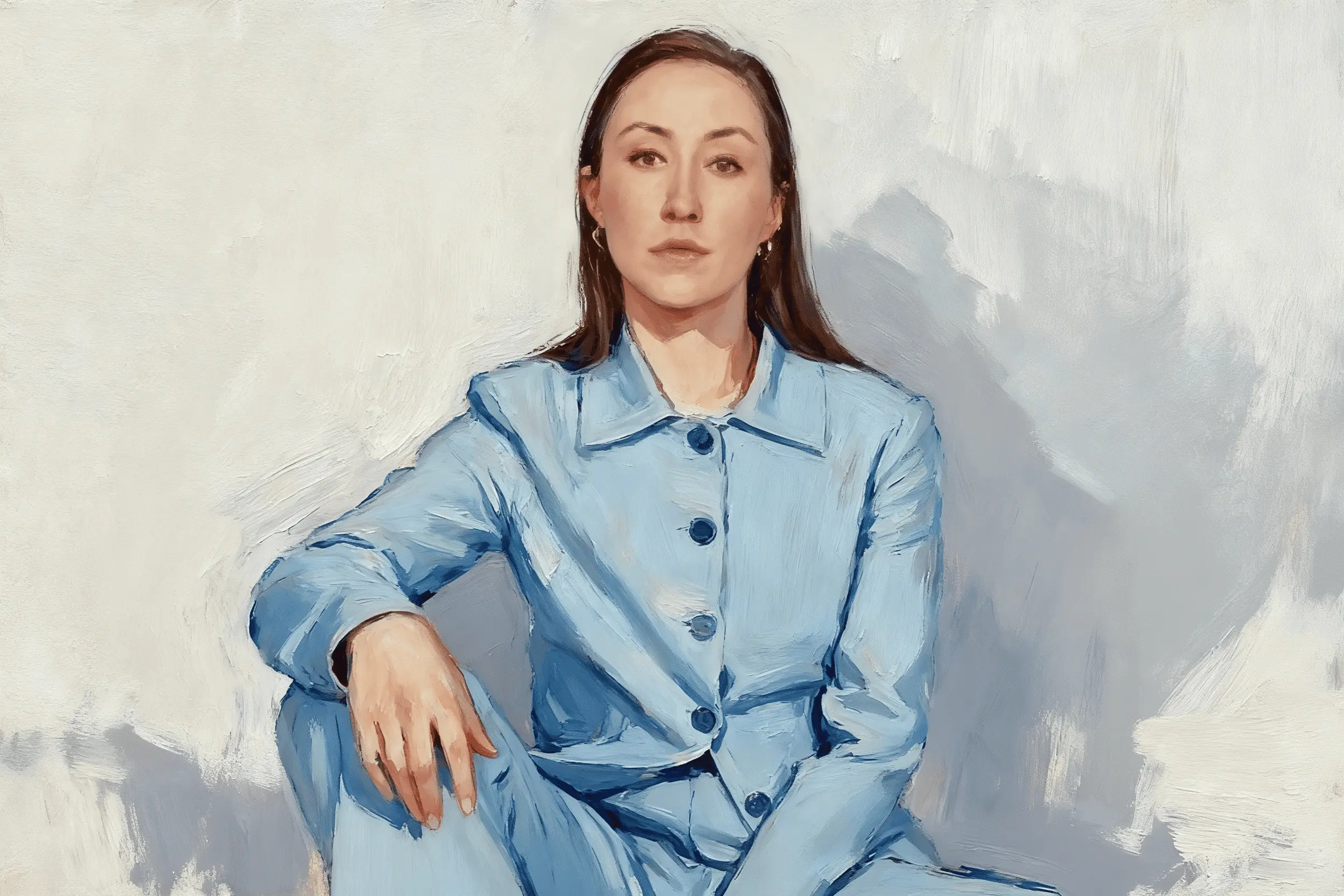 Erin Doherty face reading portrait