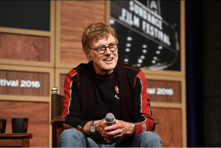 Robert Redford face reading portrait